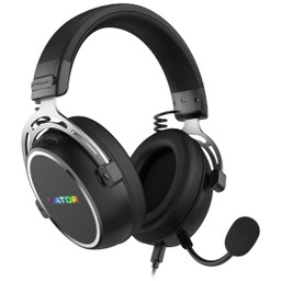 Hator Hypergang 3 USB ESH50 Nauszne Czarny Słuchawki