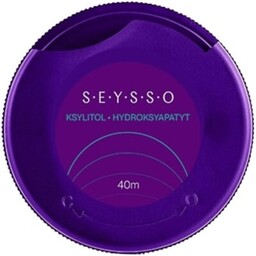 SEYSSO Nić dentystyczna Color Czarna porzeczka Fioletowy