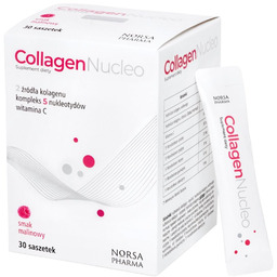 Collagen Nucleo smak malinowy, 30 saszetek /Norsa Pharma/