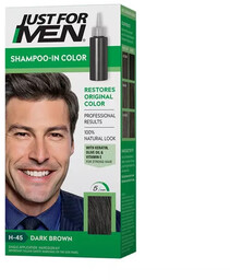 Just For Men, szampon koloryzujący, ciemny brąz/czarny H-45