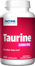 Jarrow Formulas, Taurine, Tauryna, Suplement diety, 100 kaps.