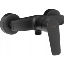 Deante Bateria prysznicowa ścienna Jasmin czarna nero BGJ_N40M