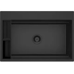 Deante Magnetic ZRM_G10B Granitowy Grafit metalik Zlewozmywak prostokątny