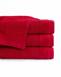 Detexpol Ręcznik Vito 30x50 czerwony frotte bawełniany 550g/m2