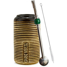 Zestaw do Yerba Mate Matero Ceramiczne Drive Samochodowe