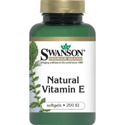 Swanson Witamina E Naturalna 200IU 100kaps