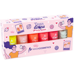Maga Cosmetics Teen Drops, zestaw lakierów do paznokci,