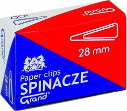 Spinacze trójkątne 28 mm biurowe (100) - X00827