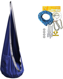 Duży Kokon, huśtawka, bujak, fotel hamakowy dla dzieci