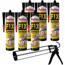 Klej montażowy PATTEX FIX Express, 6 szt. -