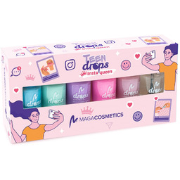 Maga Cosmetics Teen Drops, zestaw lakierów do paznokci,