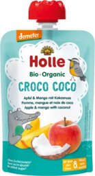 Holle Mus kokosowy krokodyl jabłko mango kokos bez