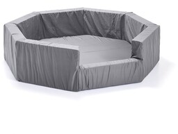 Kojec okrągły z pianki MELKER, jasnoszary