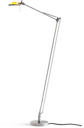 Luceplan - Berenice Lampa Podłogowa Żółta/Aluminium