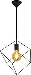 Zuma Line P17084-D20 CUBE lampa wisząca czarny 1xE27