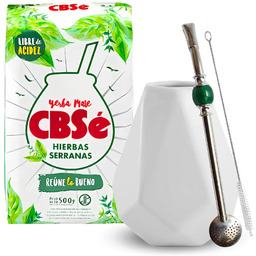 Zestaw Startowy Yerba Mate CBSe Hierbas Serranas +