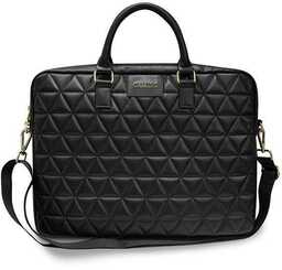Guess Torba GUCB15QLBK 16" czarna/black Quilted