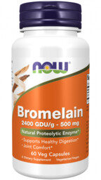 NOW Foods Bromelaina 500 mg