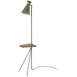 Lampa Podłogowe Warm Nordic, zielony, salon, metal