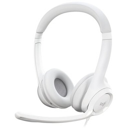 Logitech H390 USB Biały