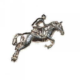 Wróbel Broszka koń i jeżdziec