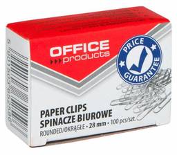 Spinacze biurowe okrągłe 28 mm (100) - X02405