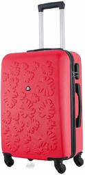 Duża twarda walizka (100 L) różowa - 75x48x33