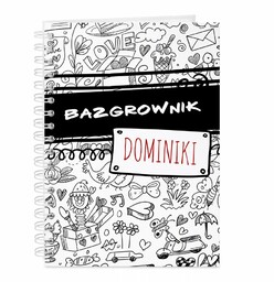 Notatnik kołonotatnik z nadrukiem dla niej dziewczynki