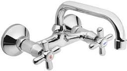 FERRO XD3 RETRO NEW bateria umywalkowa ścienna, chrom