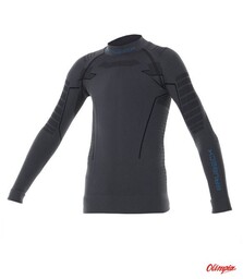 Brubeck Koszulka Termoaktywna Junior LS13640 - Grafitowy