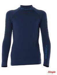 Brubeck Koszulka Termoaktywna Junior LS13640 - Granatowy