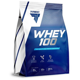 Trec, Whey 100, truskawka, 900 g