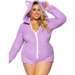 Leg Avenue Cuddle Kitty, zawiera ultra miękki zamek