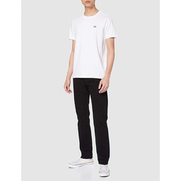 LEVI''S SPODNIE JEANSOWE CZARNE PROSTE 30/30 16FA