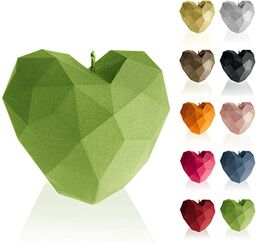 Candellana Heart Low-Poly - Świeca na walentynki -
