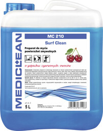 Płyn uniwersalny 5,0l SURF CLEAN MEDICLEAN czerwone owoce