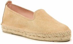 Espadryle Manebi Suede Flat Espadrilles Beżowy