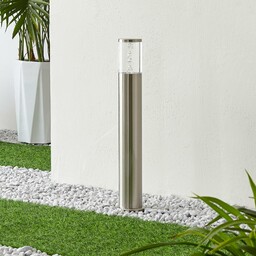 Lindby Lampa cokołowa Belen wykonana ze stali nierdzewnej