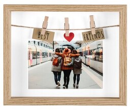 HAMA Ramka Galeria Best Friends 22.5x18.5 Dębowy