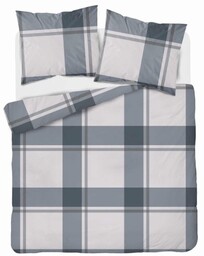 Pościel satynowa 220x200 Home Satin 410 szara beżowa