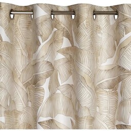 EUROFIRANY Zasłona Samira 140 x 250 cm Biało-beżowy