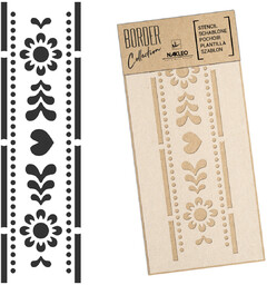Szablon Malarski / 21X45Cm / Ornament Folkowy