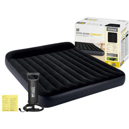 Materac Dmuchany Dwuosobowy 183x203x25 Intex 64144 + POMPKA
