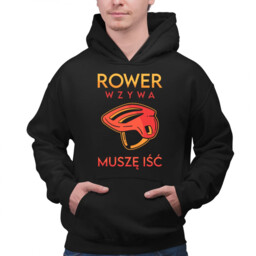 Rower wzywa, muszę iść - męska bluza