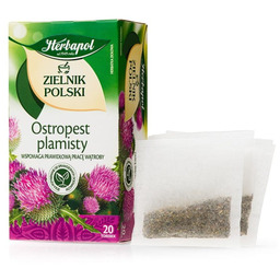 Herbapol Zielnik Polski Ostropest Plamisty Ex20 herbata ekspresowa
