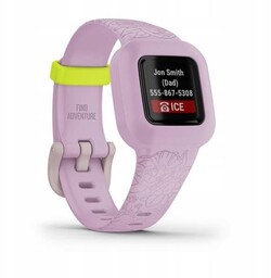 Smartband dziecięcy Garmin Vivofit Jr. 3 Lilac Floral