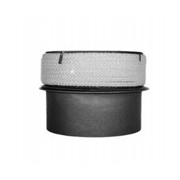 Przejście Rura Czarna 180mm Komin Ceramiczny 200mm kominki,