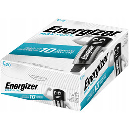 20x Bateria Energizer Max Plus LR14 C R14