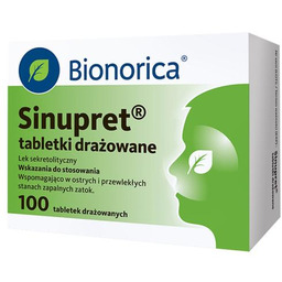 Sinupret x 100 drażetek