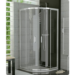 SanSwiss Top-Line TOPR Kabina prysznicowa półokrągła 80cm profil